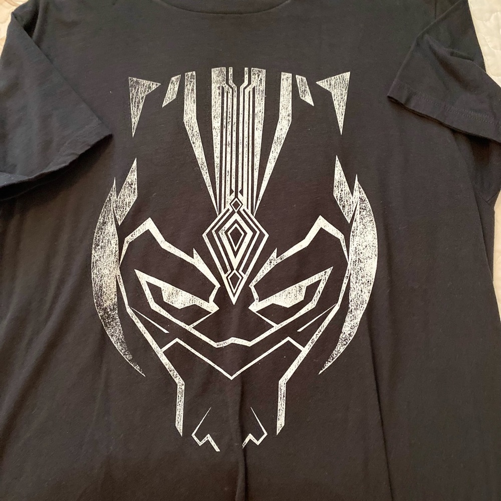 Marvel Mens Tshirt : Black Panther